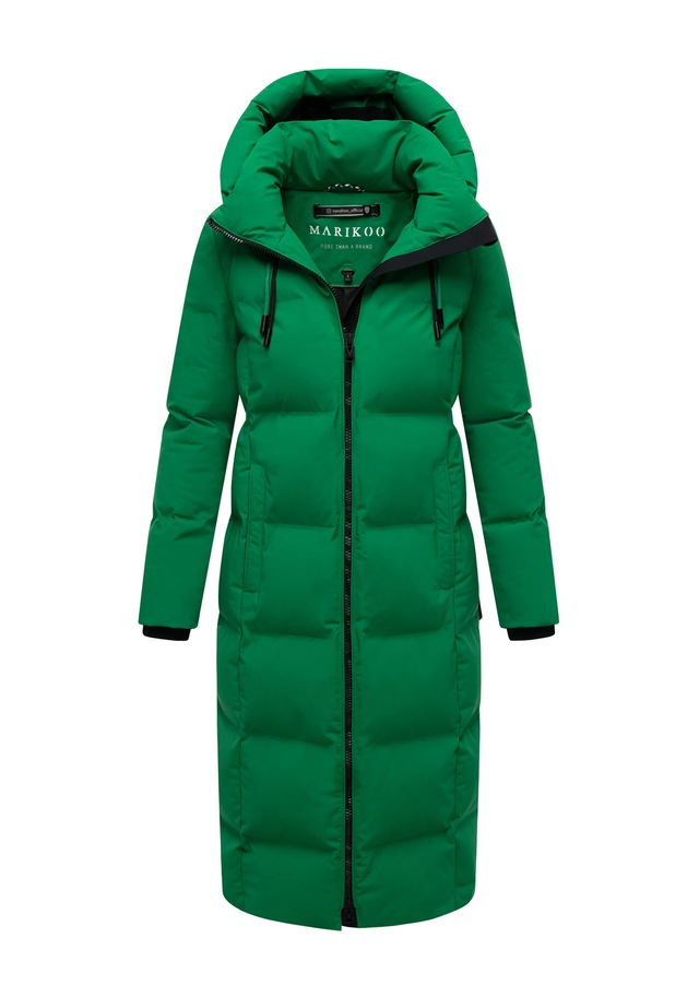 Marikoo Winterjacke »Tikoraa« mit extra langem Schnitt und hohem Kragen