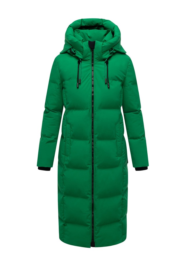 Marikoo Winterjacke »Tikoraa« mit extra langem Schnitt und hohem Kragen