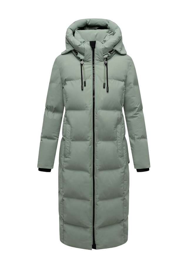 Marikoo Winterjacke »Tikoraa« mit extra langem Schnitt und hohem Kragen
