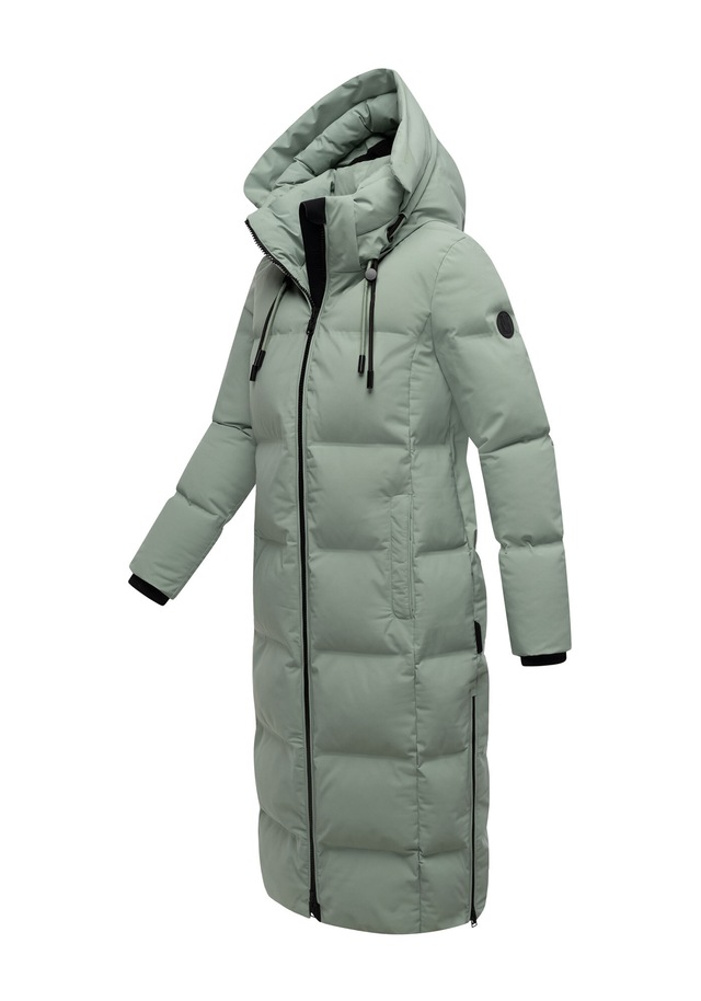 Marikoo Winterjacke »Tikoraa« mit extra langem Schnitt und hohem Kragen