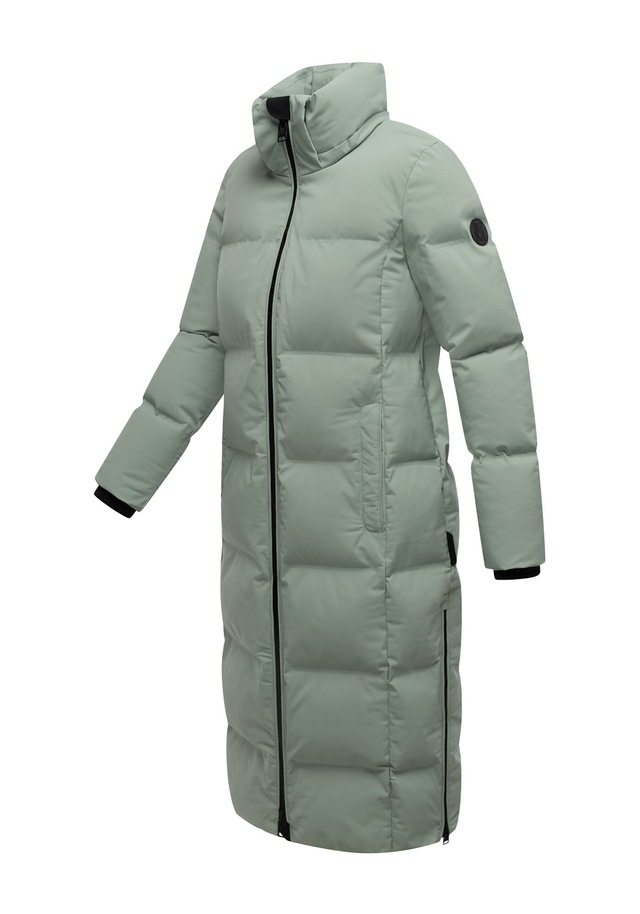 Marikoo Winterjacke »Tikoraa« mit extra langem Schnitt und hohem Kragen