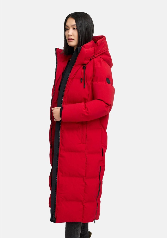 Marikoo Winterjacke »Tikoraa« mit extra langem Schnitt und hohem Kragen