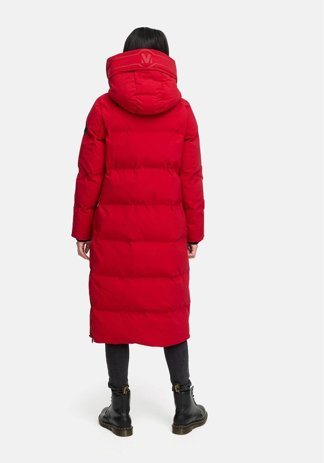 Marikoo Winterjacke »Tikoraa« mit extra langem Schnitt und hohem Kragen