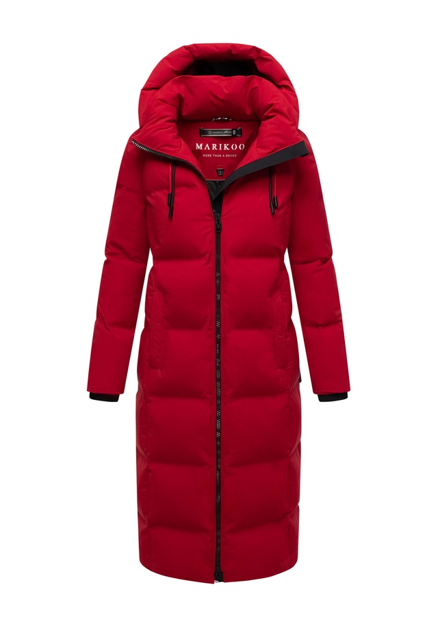Marikoo Winterjacke »Tikoraa« mit extra langem Schnitt und hohem Kragen