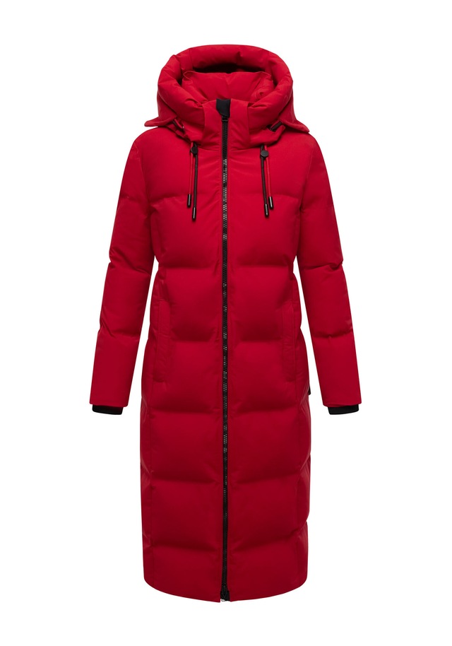 Marikoo Winterjacke »Tikoraa« mit extra langem Schnitt und hohem Kragen