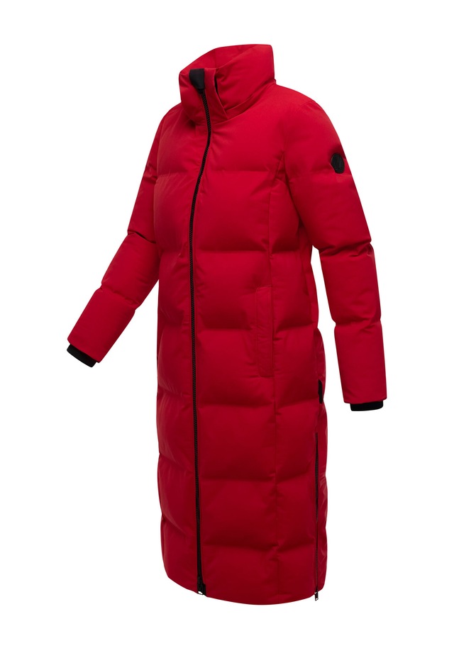 Marikoo Winterjacke »Tikoraa« mit extra langem Schnitt und hohem Kragen