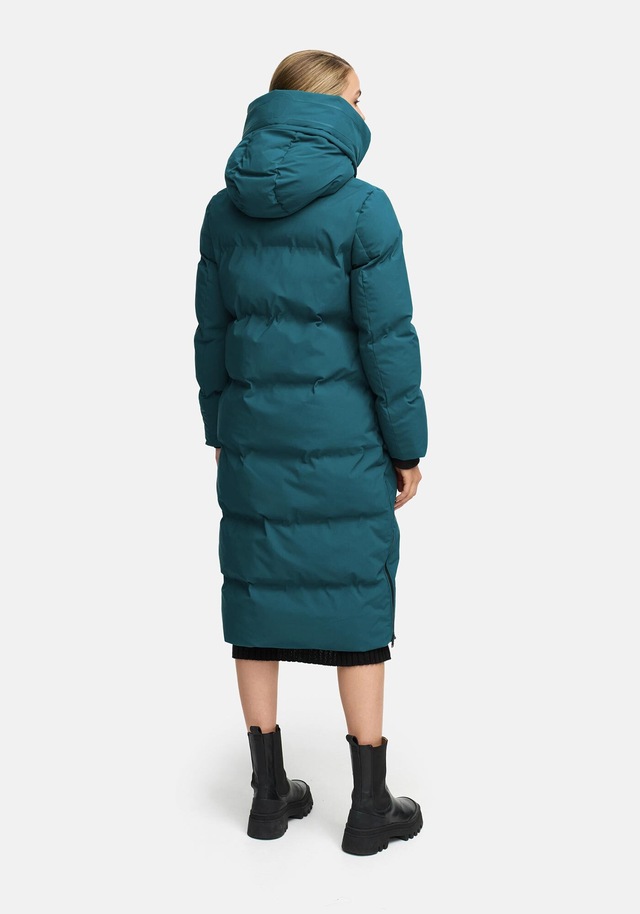 Marikoo Winterjacke »Tikoraa« mit extra langem Schnitt und hohem Kragen