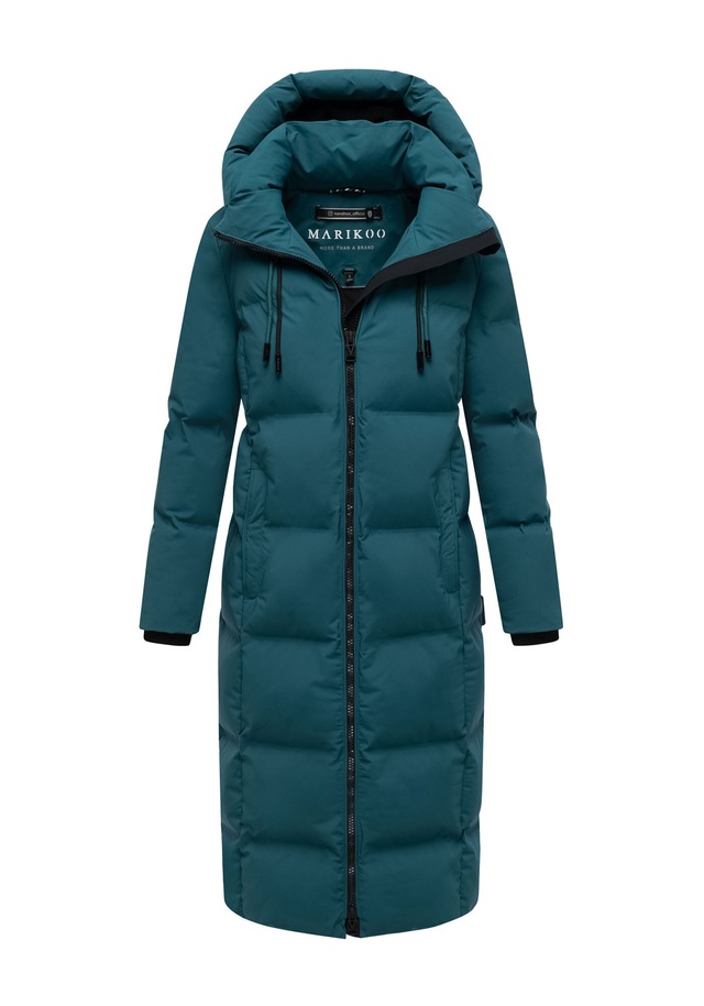 Marikoo Winterjacke »Tikoraa« mit extra langem Schnitt und hohem Kragen