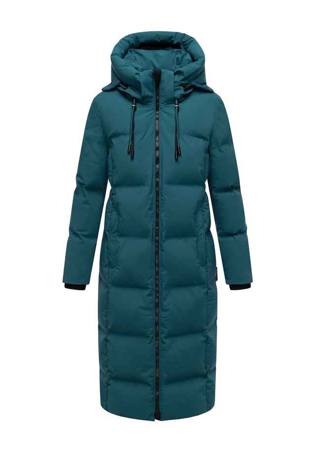 Marikoo Winterjacke »Tikoraa« mit extra langem Schnitt und hohem Kragen