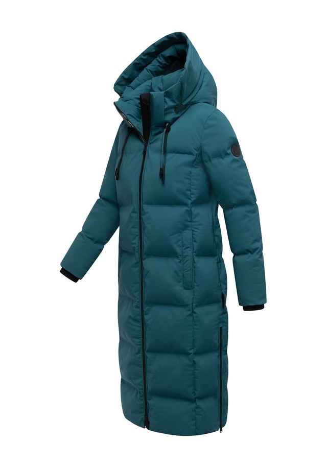 Marikoo Winterjacke »Tikoraa« mit extra langem Schnitt und hohem Kragen