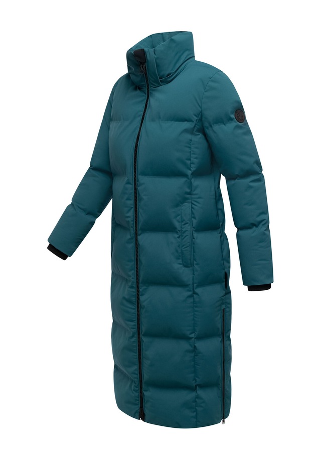 Marikoo Winterjacke »Tikoraa« mit extra langem Schnitt und hohem Kragen