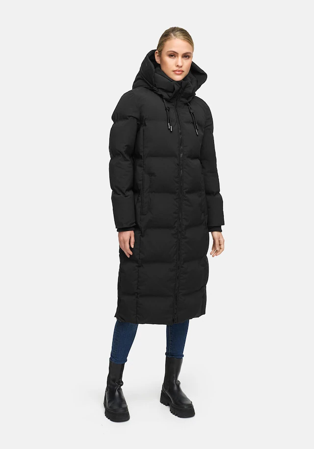 Marikoo Winterjacke »Tikoraa« mit extra langem Schnitt und hohem Kragen