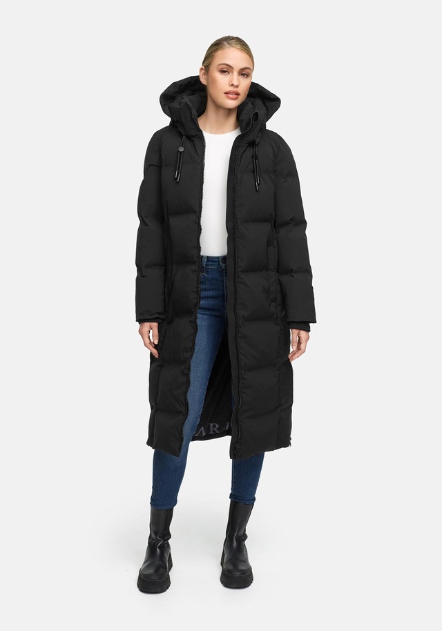 Marikoo Winterjacke »Tikoraa« mit extra langem Schnitt und hohem Kragen