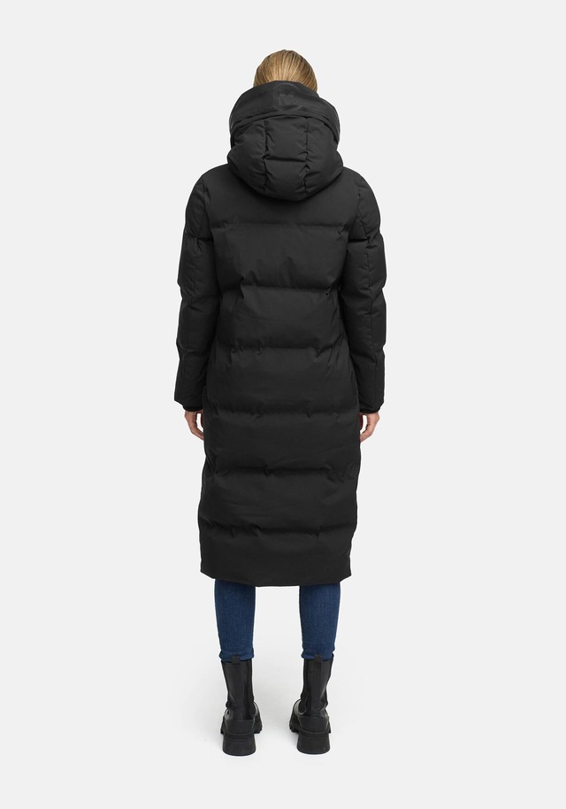 Marikoo Winterjacke »Tikoraa« mit extra langem Schnitt und hohem Kragen