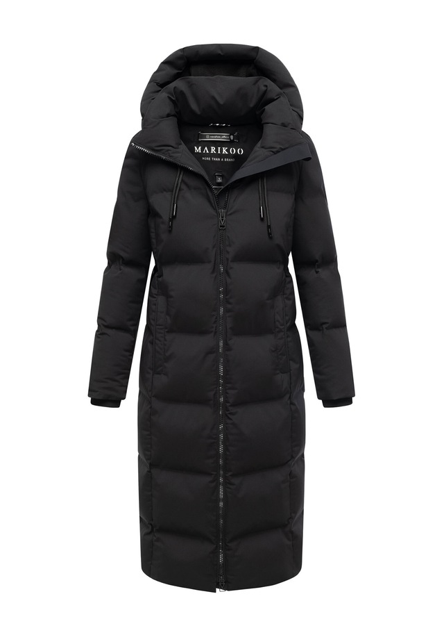 Marikoo Winterjacke »Tikoraa« mit extra langem Schnitt und hohem Kragen