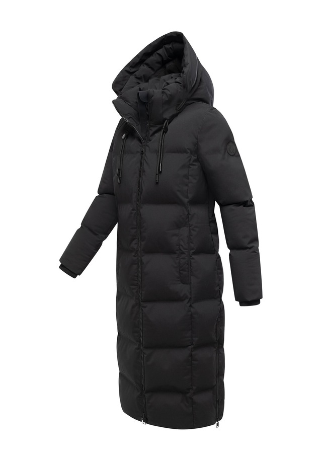 Marikoo Winterjacke »Tikoraa« mit extra langem Schnitt und hohem Kragen