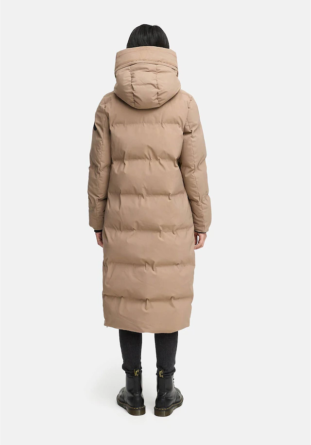 Marikoo Winterjacke »Tikoraa« mit extra langem Schnitt und hohem Kragen