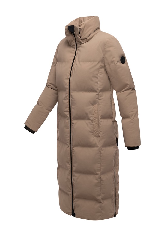 Marikoo Winterjacke »Tikoraa« mit extra langem Schnitt und hohem Kragen