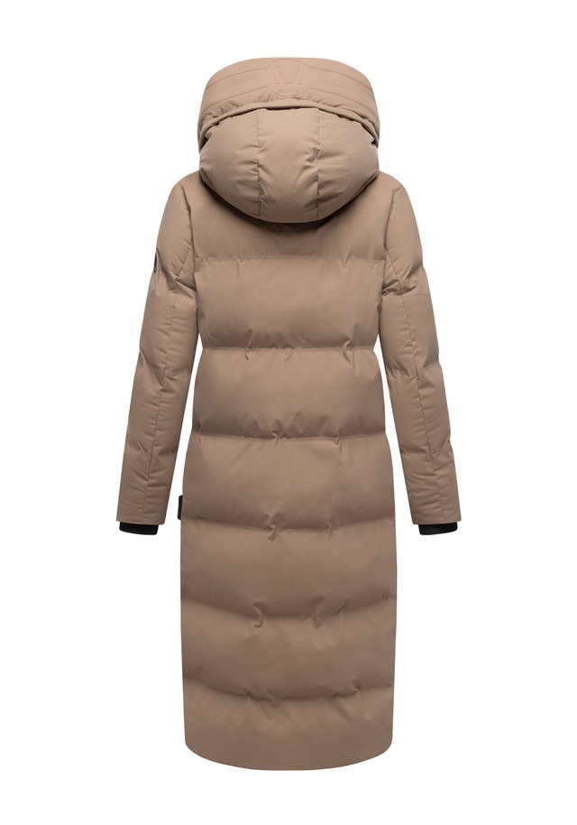 Marikoo Winterjacke »Tikoraa« mit extra langem Schnitt und hohem Kragen