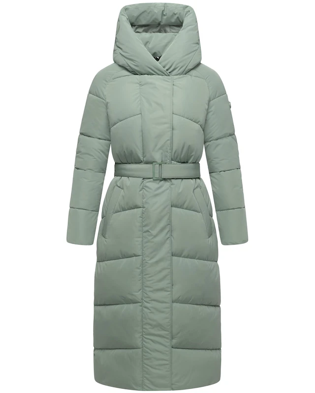 Navahoo Steppmantel »Eisblick 14« Gesteppter Damen Mantel mit Taillengürtel