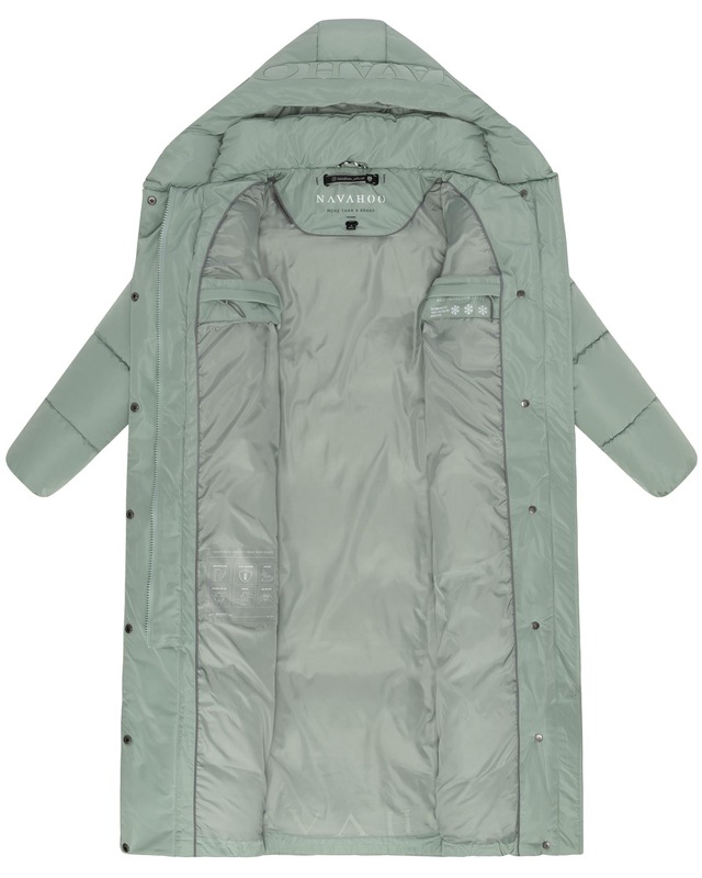 Navahoo Steppmantel »Eisblick 14« Gesteppter Damen Mantel mit Taillengürtel