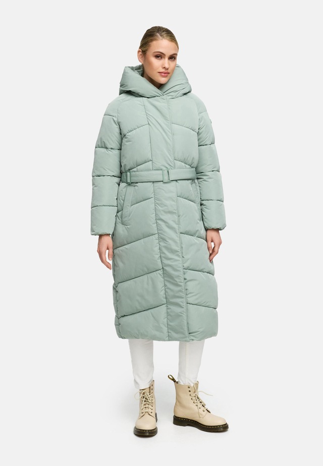 Navahoo Steppmantel »Eisblick 14« Gesteppter Damen Mantel mit Taillengürtel
