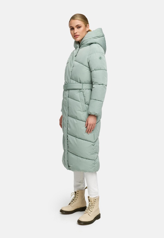 Navahoo Steppmantel »Eisblick 14« Gesteppter Damen Mantel mit Taillengürtel