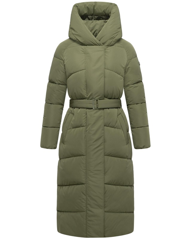 Navahoo Steppmantel »Eisblick 14« Gesteppter Damen Mantel mit Taillengürtel