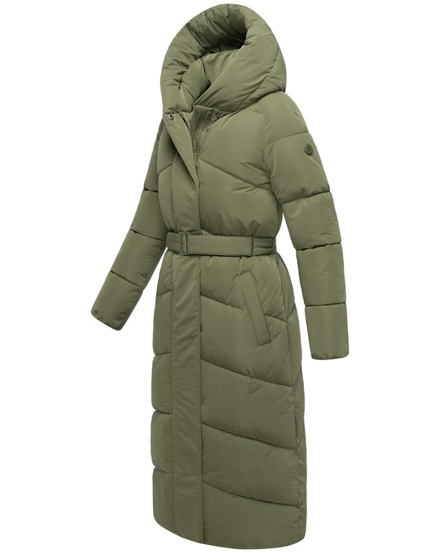 Navahoo Steppmantel »Eisblick 14« Gesteppter Damen Mantel mit Taillengürtel