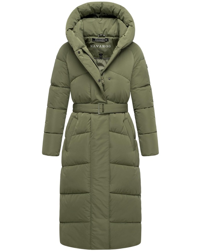 Navahoo Steppmantel »Eisblick 14« Gesteppter Damen Mantel mit Taillengürtel