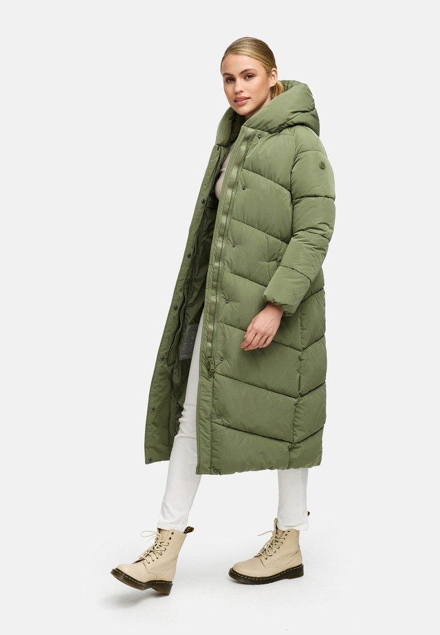Navahoo Steppmantel »Eisblick 14« Gesteppter Damen Mantel mit Taillengürtel