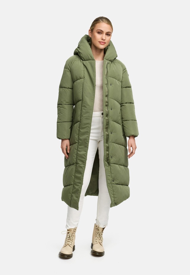 Navahoo Steppmantel »Eisblick 14« Gesteppter Damen Mantel mit Taillengürtel