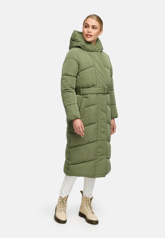 Navahoo Steppmantel »Eisblick 14« Gesteppter Damen Mantel mit Taillengürtel
