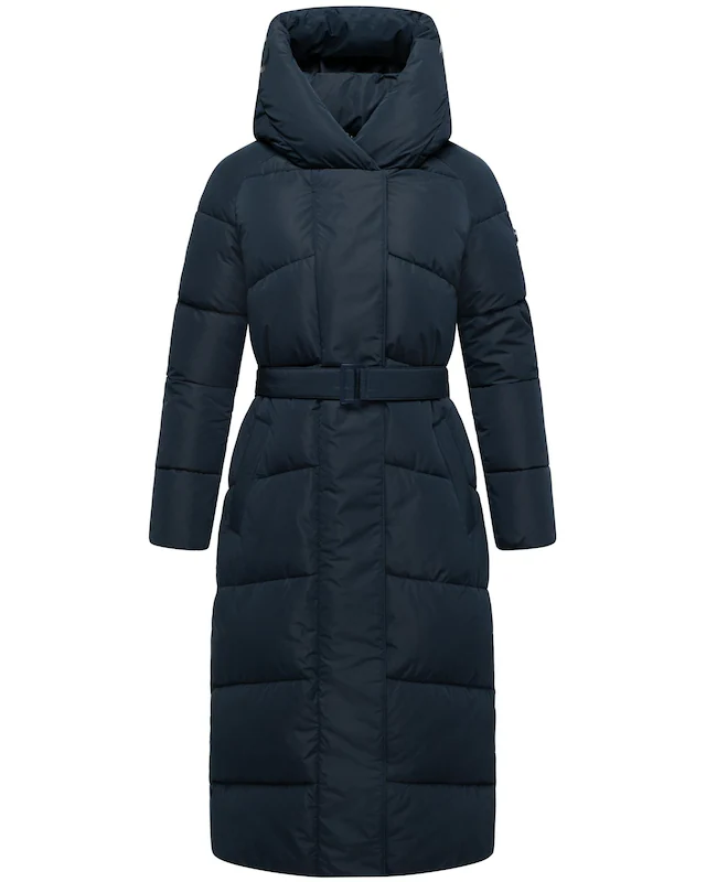 Navahoo Steppmantel »Eisblick 14« Gesteppter Damen Mantel mit Taillengürtel