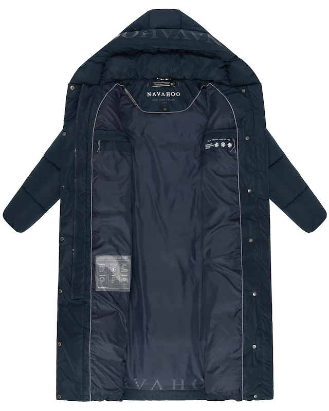 Navahoo Steppmantel »Eisblick 14« Gesteppter Damen Mantel mit Taillengürtel