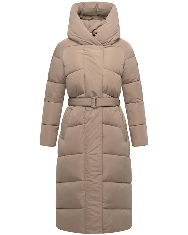 Navahoo Steppmantel »Eisblick 14« Gesteppter Damen Mantel mit Taillengürtel