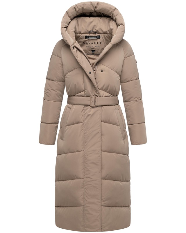 Navahoo Steppmantel »Eisblick 14« Gesteppter Damen Mantel mit Taillengürtel