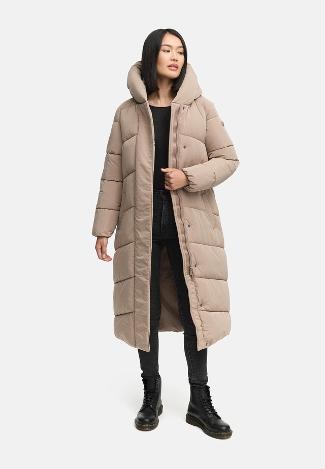 Navahoo Steppmantel »Eisblick 14« Gesteppter Damen Mantel mit Taillengürtel