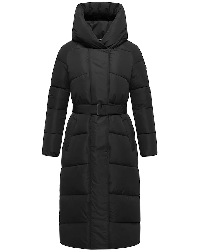 Navahoo Steppmantel »Eisblick 14« Gesteppter Damen Mantel mit Taillengürtel