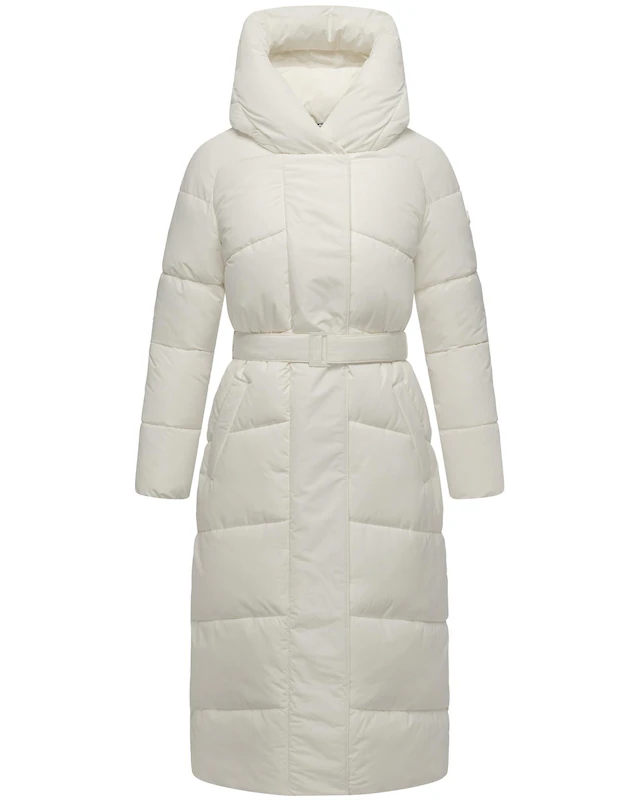 Navahoo Steppmantel »Eisblick 14« Gesteppter Damen Mantel mit Taillengürtel