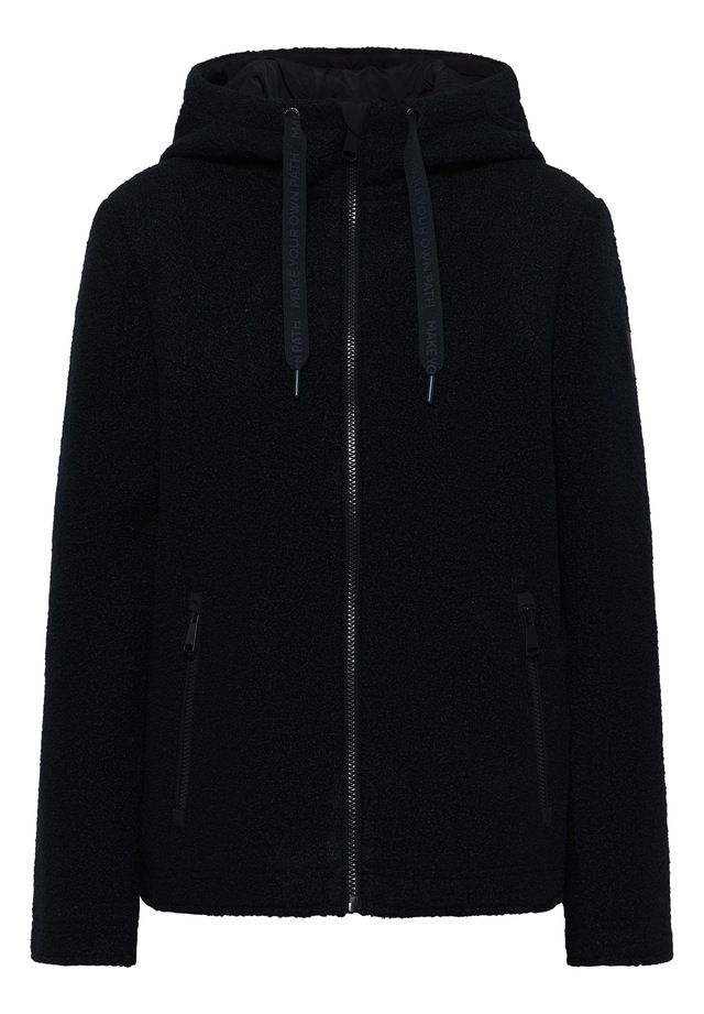 Cecil Fellimitatjacke mit Kapuze mit Kapuze mit Tunnelzugband