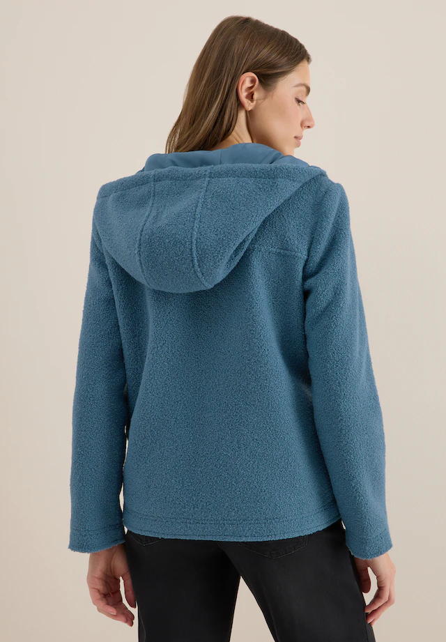 Cecil Fellimitatjacke mit Kapuze mit Kapuze mit Tunnelzugband