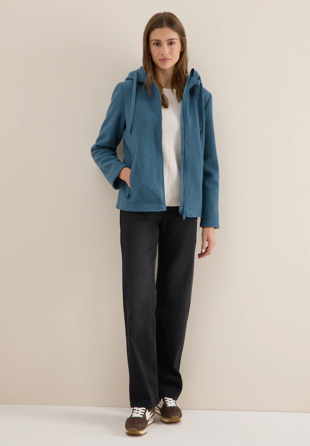 Cecil Fellimitatjacke mit Kapuze mit Kapuze mit Tunnelzugband