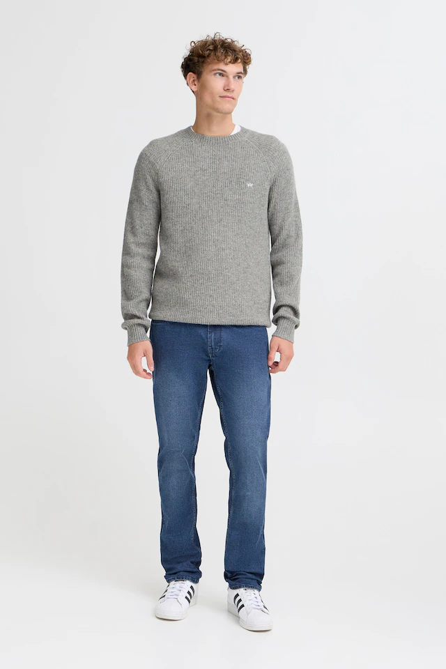 Kronstadt Strickfleece-Pullover »Strickpullover KSDoors O-neck«