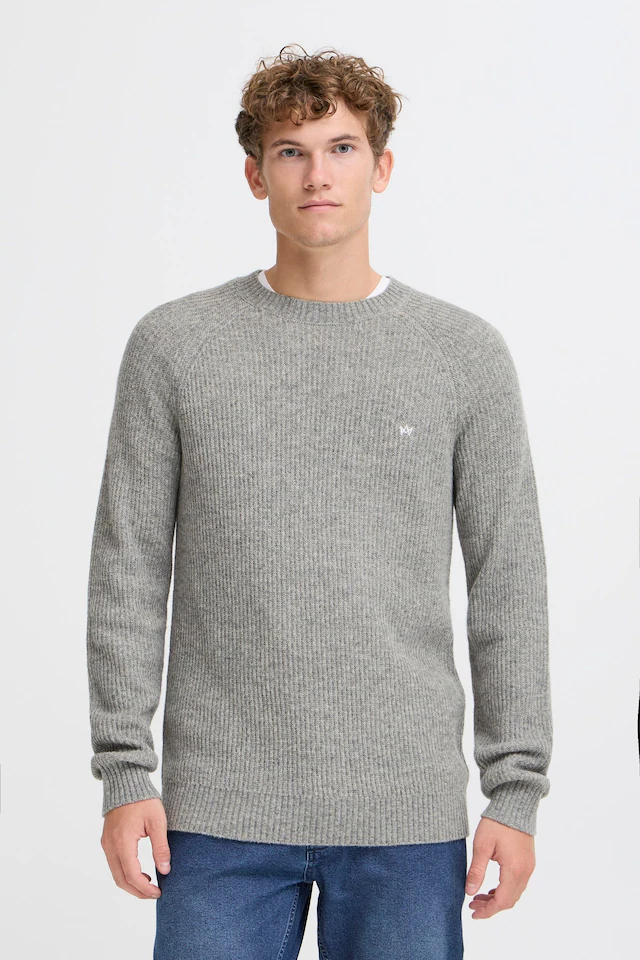Kronstadt Strickfleece-Pullover »Strickpullover KSDoors O-neck«