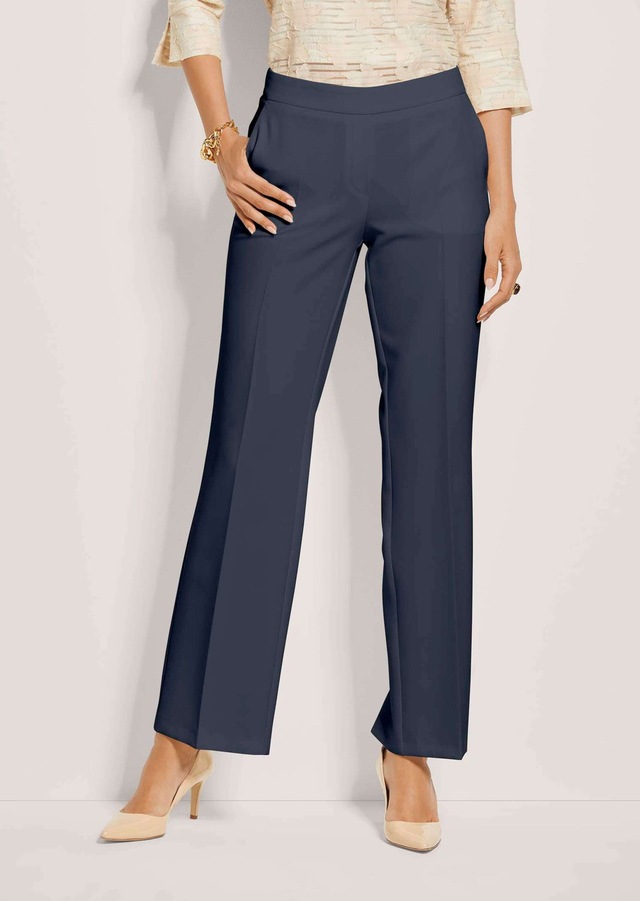 MADELEINE Stoffhose »Schlupfhose Elegante Damenhose mit Bügelfalten« Weite Schlupfhose mit Bügelfalte
