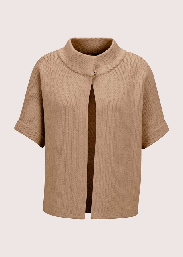 MADELEINE Strickjacke »Strickcape Moderne Strickjacke im Cape-Design« Wertvoller Milano-Strick