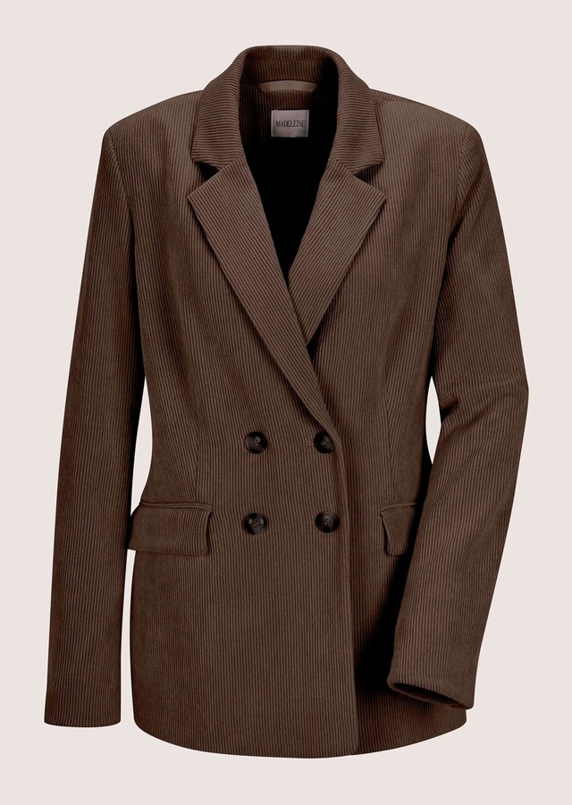MADELEINE Jackenblazer »Cordblazer Moderner Businessblazer mit Reverskragen« Cordoptik