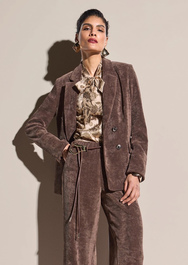 MADELEINE Jackenblazer »Cordblazer Moderner Businessblazer mit Reverskragen« Cordoptik