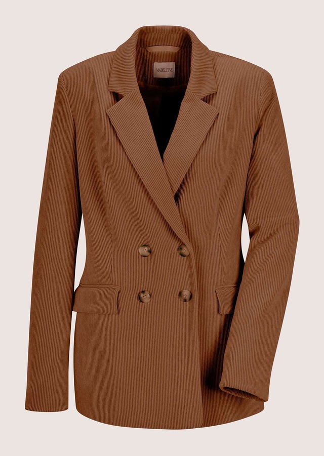 MADELEINE Jackenblazer »Cordblazer Moderner Businessblazer mit Reverskragen« Cordoptik